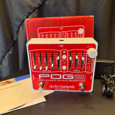 Electro-Harmonix POG2 Polyphonic Octave Generator 2009 - Present - Red / White image 1
