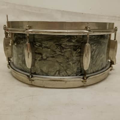 Slingerland 40s BDP 5.5x14"Radio King 1Ply Maple Snare Drum Cloud Badge Brass US image 6