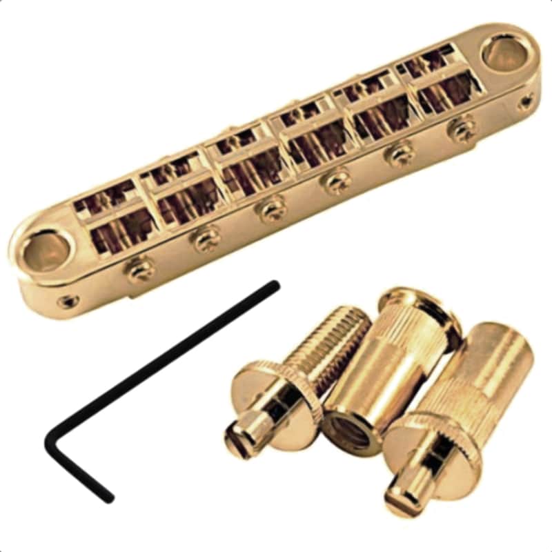 TonePros T3BT-G Tunematic Bridge-Gold image 1