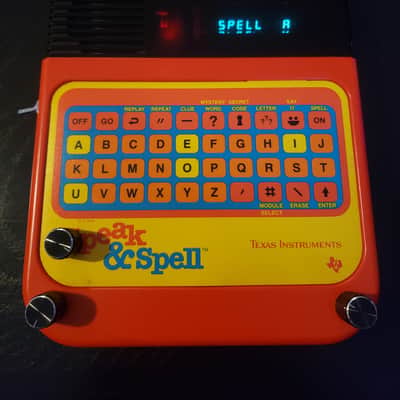 Texas Instruments Speak and Spell LFO + Expansion cart Circuit Bent Glitch noise Spell image 1