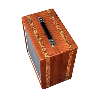 Ashen 112 Custom Guitar Speaker Cabinet Redwood Olive Striped (empty) image 3