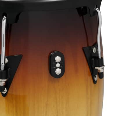 LP Aspire 11-inch and 12-inch Conga Set with Double Stand - Vintage Sunburst (LPA647-VSB) image 4