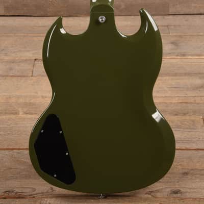 Gibson Modern SG Standard Bass Olive Drab w/Tortoise Pickguard (CME Exclusive) (Serial #222330219) image 3