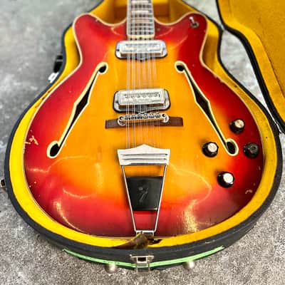 Fender Coronado XII 1967 - Sunburst original vintage USA electric 12 string image 3