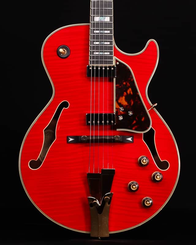 Ibanez GB10SEFM George Benson Signature Hollowbody, Sapphire Red - USED image 1