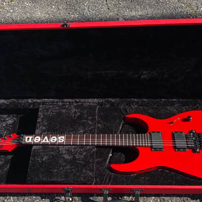 Ibanez MTM1 Mick Thomson Signature W/OHSC Electric Guitar slipknot Seven 7 Red image 1