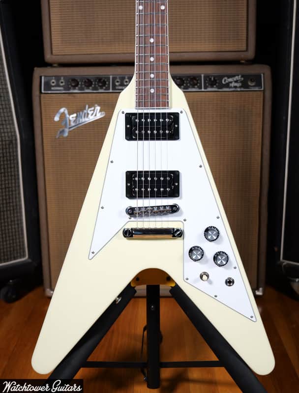 2023 Gibson Flying V 70s Reissue Classic White