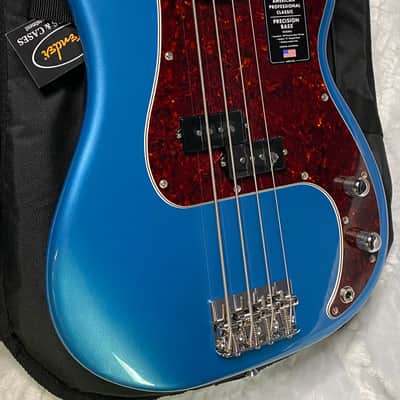 NEW! Fender American Professional Classic Precision Bass - Faded Lake Placid Blue - 9lbs - Authorized Dealer - G05766 image 6