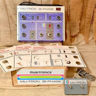 Mu-Tron Bi-Phase Duel Phasor w/Foot Controller 1970's image 3
