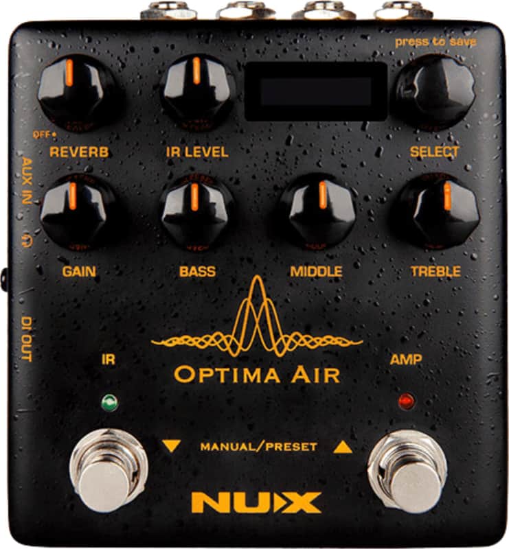 NUX Optima Air Preamp Acoustic Effects Pedal image 1