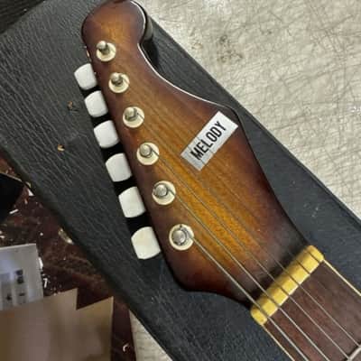 Vintage Melody JB-4 1960s MIJ Electric Guitar w/case. Clean and Rare! image 10