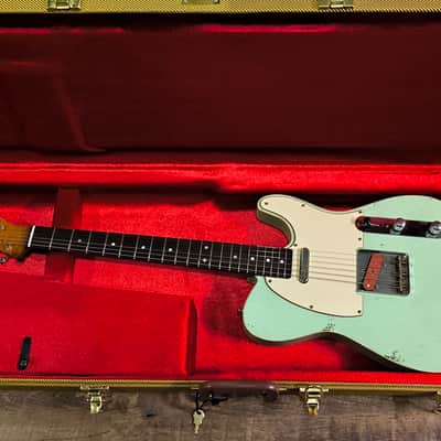 MyDream Partcaster Custom Built - Heavy Relic Surf Green Roasted Five Two image 2