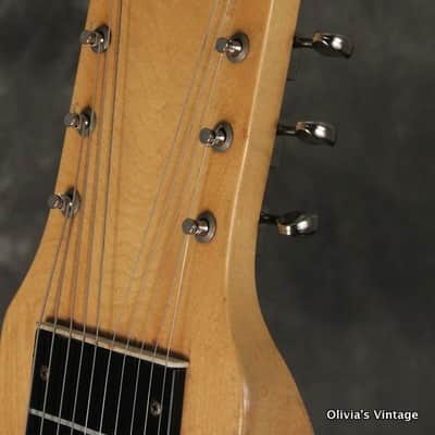 Alkire 10-String Eharp Steel Guitar 1960 Natural image 4
