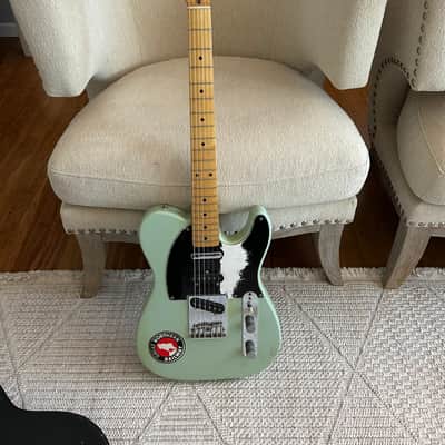 1987 Squier E Series Nahsville Telecaster MIJ Japan green image 1