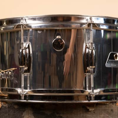 1990 Ludwig 6.5x14 LR-751 Rocker Snare Drum image 8