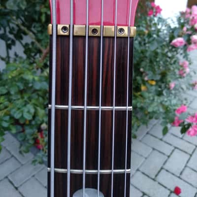 Alembic Spoiler 6-String Bass 1989 rot image 7
