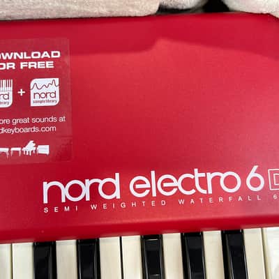 Nord Electro 6D SW61 Semi-Weighted 61-Key Digital Piano 2018 - 2022 - Red image 2
