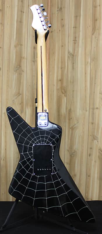Hondo Deluxe 781 1980s Spider Web Graphic | Reverb