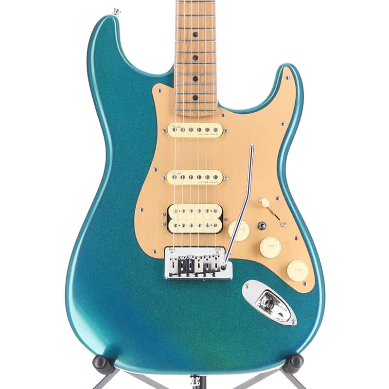 Fender Limited Edition American Ultra II Stratocaster HSS, Roasted Maple Fingerboard, Aurora (RC4) (01043) image 1