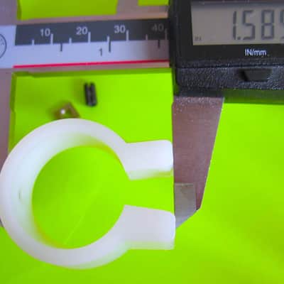 TAMA Hardware 1" (25.4mm) Plastic Collar Sleeve Bushing - Vintage (NOS) image 3