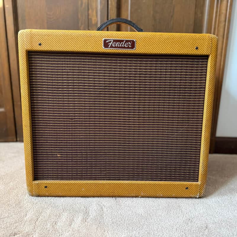 Fender Blues Junior Lacquered Tweed (WITH COVER) 15-Watt 1x12" Guitar Combo 2016 - Present image 1