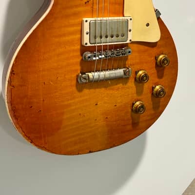 Gibson Custom Shop Les Paul Standard R9 (1959 reissue) Heavy Relic Tiger Burst with custom PAFs! image 6