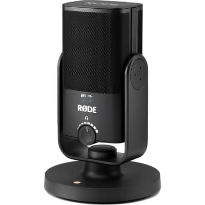 Rode NT-USB Mini USB Microphone for Podcasting, Streaming, Gaming and Vocal Recording with Rode SC17-Red USB-C to USB-C Cable (5') image 2