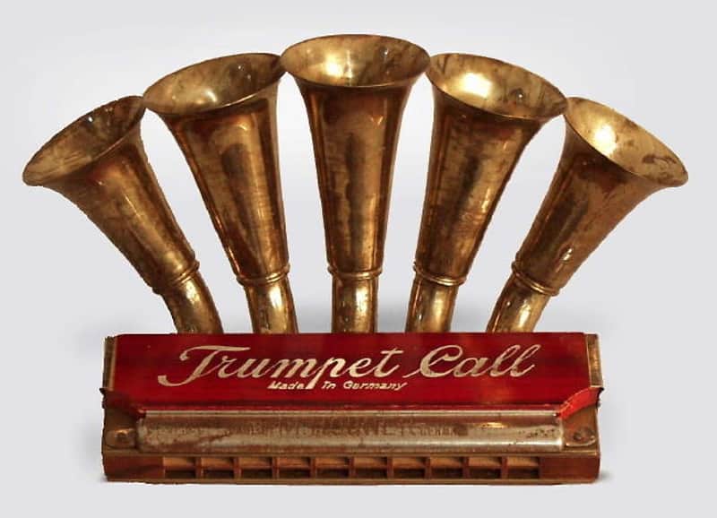 M. Hohner Trumpet Call No. 220 Diatonic Harmonica, c. 1923