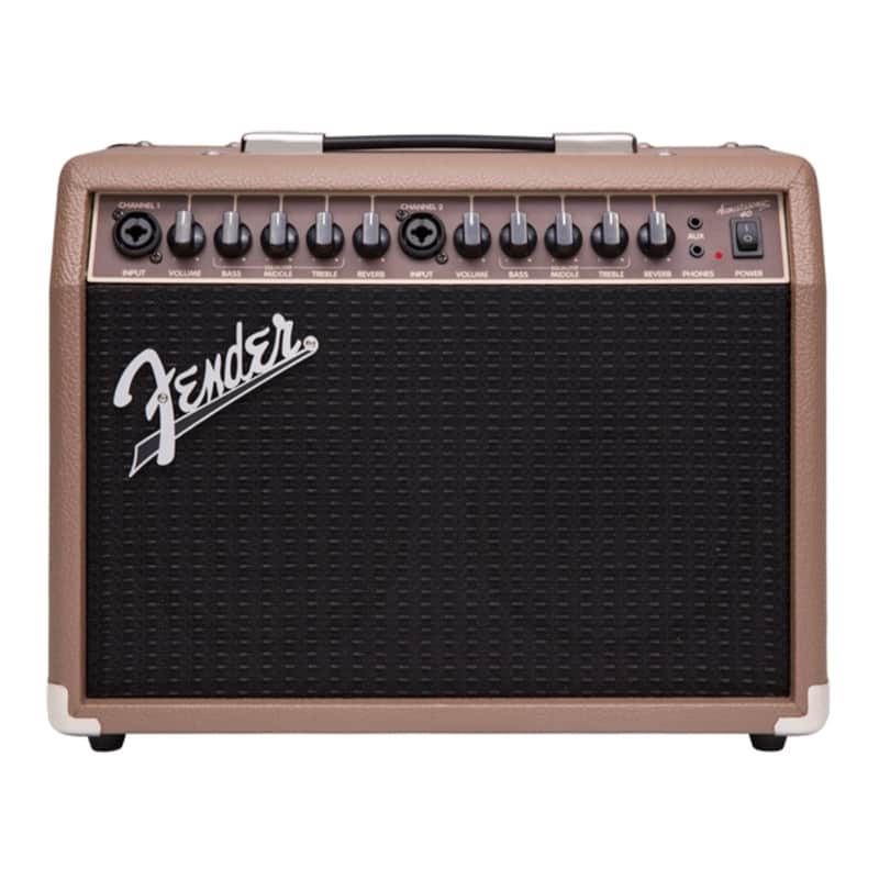 Fender Acoustasonic 40 Acoustic-Electric Guitar Amplifier(120V, Brown and Wheat) image 1