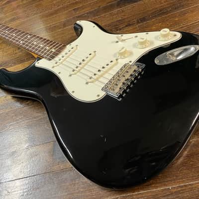1985 Fender Japan Squier SST-30 'E' Serial Stratocaster with Rosewood Fretboard Black MIJ image 6