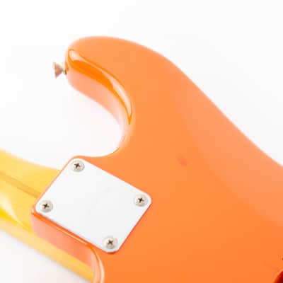 Squier Hank Marvin Stratocaster 1991 Fiesta Red image 16