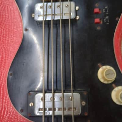 Hofner 185 Artist Bass 1962 - 1980 - Red image 12
