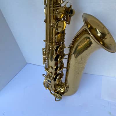 Vintage Silvertone Tenor Saxophone with Mouthpiece, Hard Case – Ready to Play 🎷 image 2
