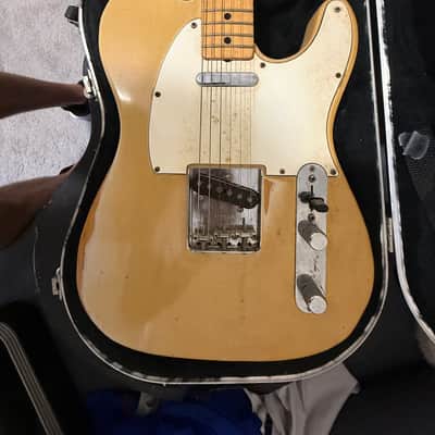 1970 - 1975 Blonde Fender Telecaster with Maple Fretboard and Hardshell Case image 11