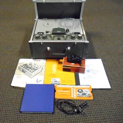 Ampex 960 1/4" Stereo Reel-To-Reel Tape Recorder w/ Other Goodies - Circa 1960 - Tube - New Belts - Cleaned & Serviced - Works image 1
