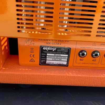 Orange MK Ultra Marcus King Signature 30-Watt Guitar Amp Head 2022 - Orange image 6