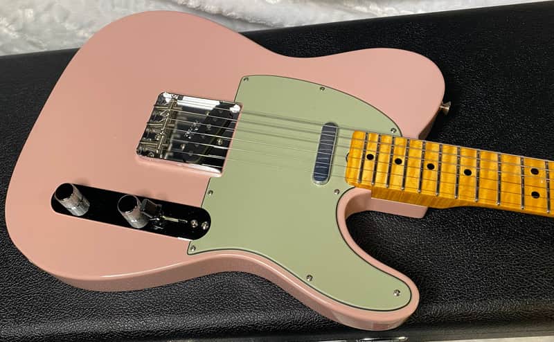 NEW! Fender Custom Shop Flamethrower Telecaster Custom - NOS - Modern Specs - Texas Special Pick-Ups - AAAA Flamed Neck - Shell Pink - Authorized Dealer - 7.5lbs - G07105 image 1