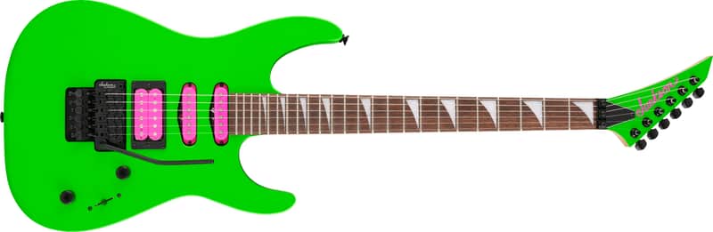 Jackson X Series Dinky DK3XR HSS Electric Guitar, Laurel Fingerboard, Neon Green image 1
