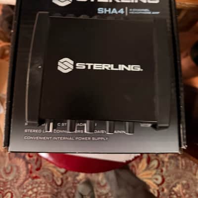 Sterling Audio SHA4 4-Channel Headphone Amplifier 2023 - Present - Black image 2