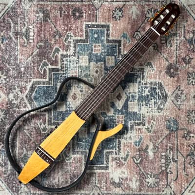 Yamaha SLG100N Silent Guitar Natural Nylon String Classical Acoustic Electric Travel Guitar! image 3