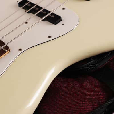 1986 Fender MIJ Jazz Bass Olympic White image 9