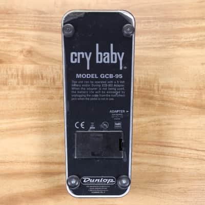 Dunlop GCB95 Cry Baby Standard Wah 1982 - Present - Black image 8