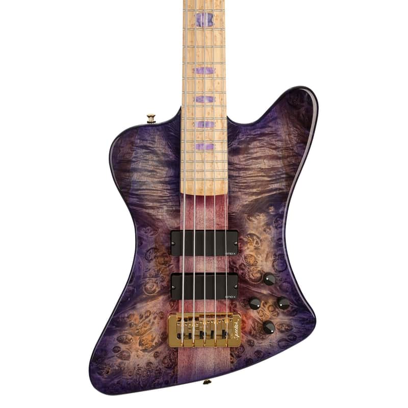 Spector USA Custom NS-5XL X Series 5-String Bass Guitar - Purple Haze Gloss - New image 1