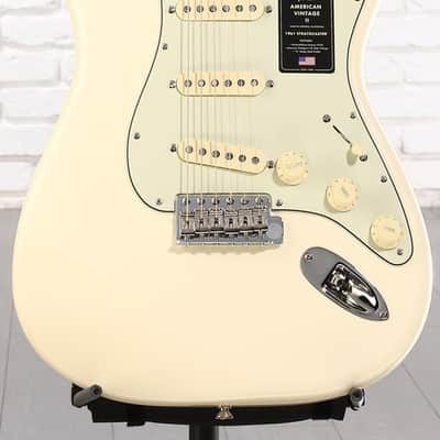 Fender American Vintage II 1961 Stratocaster Electric Guitar - Olympic White (StratAV261OWd2) image 6