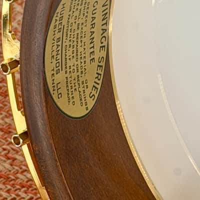 Huber Truetone Custom 2026 RB-6 Style 6 Gold Engraved 5-String Resonator Banjo, Serial 625-13 image 11