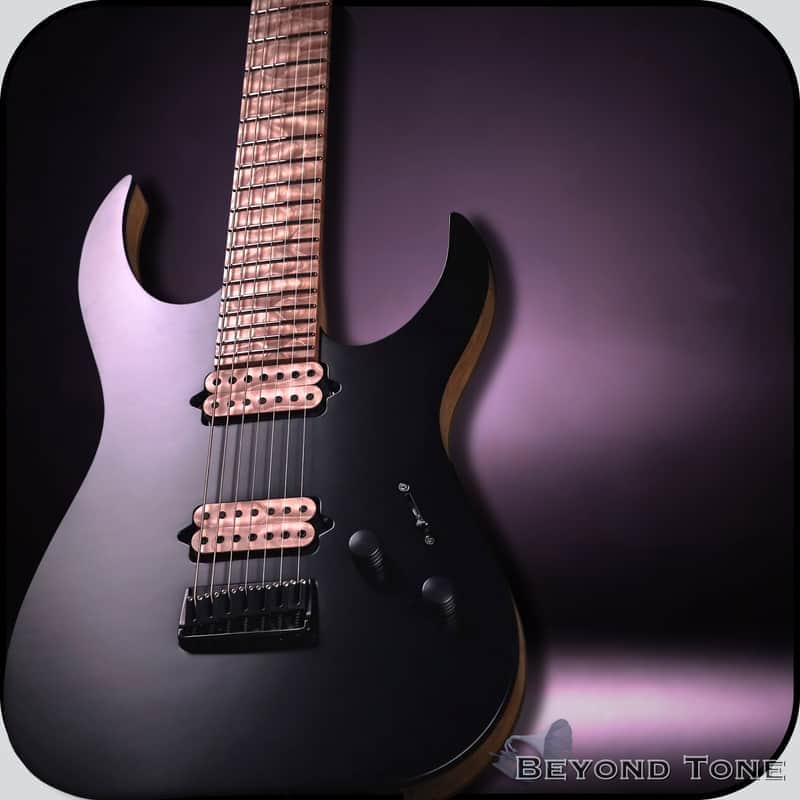 Rare Rusti Paradox 7 String Custom | Italian Handmade Korina / Quilted Maple / BKP Ragnarok image 1