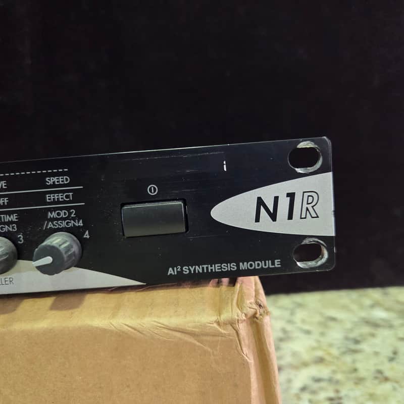 Korg N1R Synthesizer 1990s - Black image 1