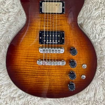 Electra MPC LP Style X350 Single Cutaway Antique Sunburst Electric Guitar + Case image 1