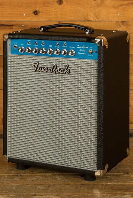 Two-Rock Studio Overdrive Combo - Blue Chassis Black Bronco Silver Blue Smoke image 1