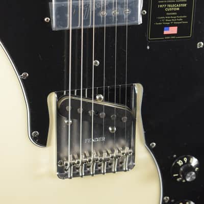 Fender American Vintage II 1977 Telecaster Custom Olympic White Rosewood Fingerboard image 3